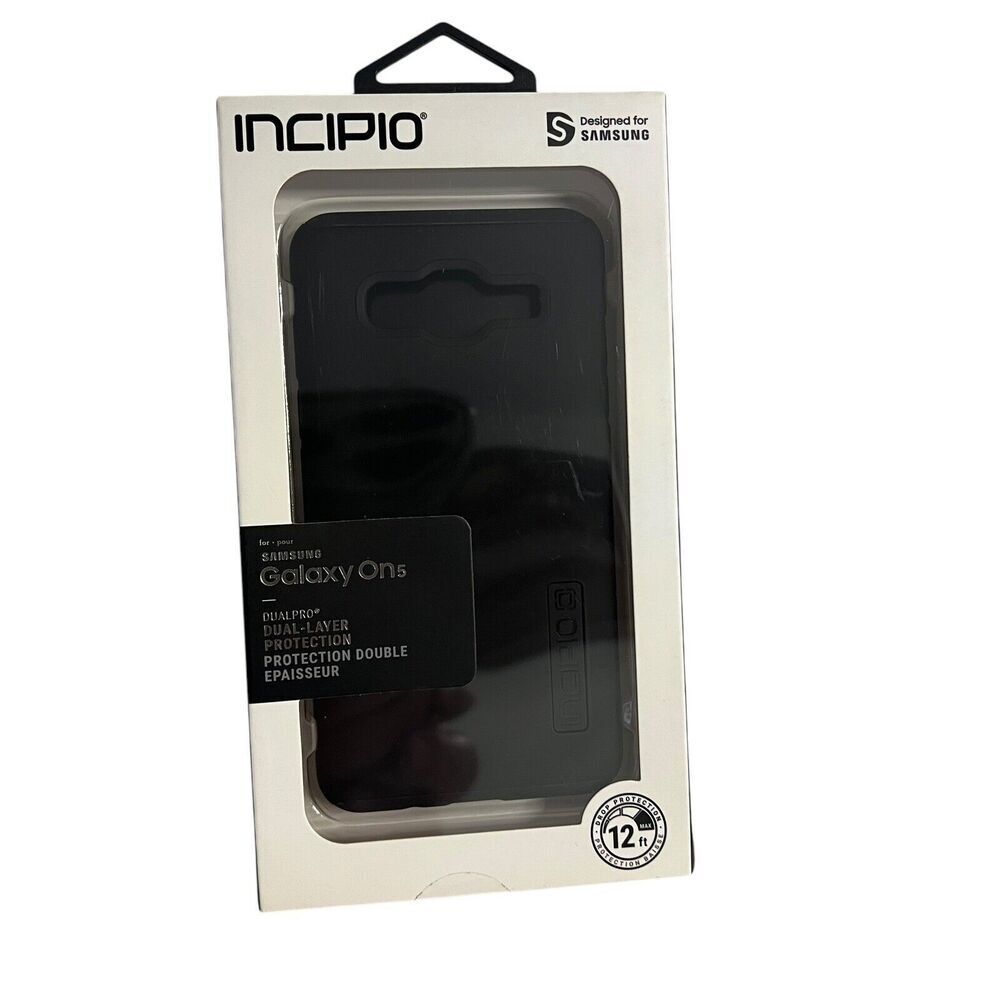 Incipio DualPro Samsung Galaxy On5 Case‎ - Dual-Layer Protection - Black